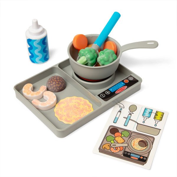 Melissa & Doug - Melissa and Doug Simmer Stove Top Play Set Toys & Games