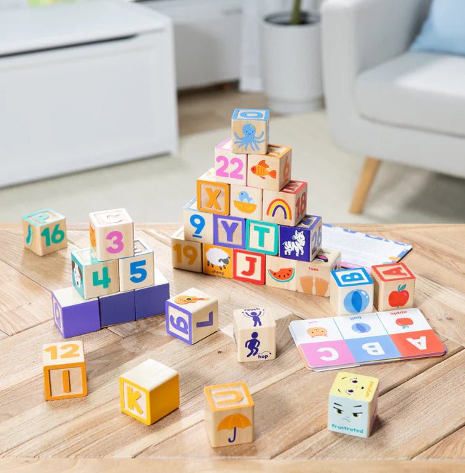 Melissa & Doug - Ms Rachel Block & Activity Cards Mother & Baby