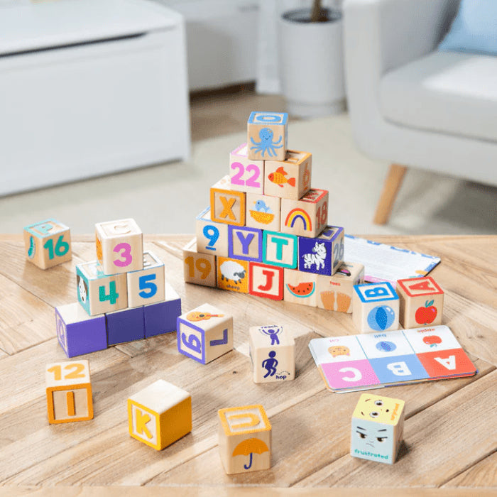 Melissa & Doug - Ms Rachel Block & Activity Cards Mother & Baby