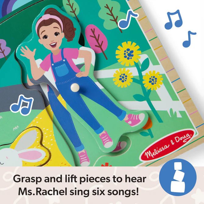 Melissa & Doug - Ms. Rachel Sound Puzzle - FSC certified Mother & Baby