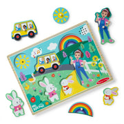 Melissa & Doug - Ms. Rachel Sound Puzzle - FSC certified Mother & Baby