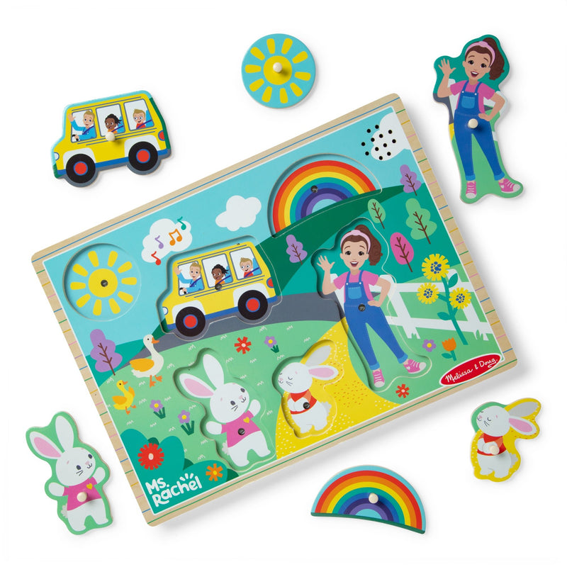 Melissa & Doug - Ms. Rachel Sound Puzzle - FSC certified Mother & Baby