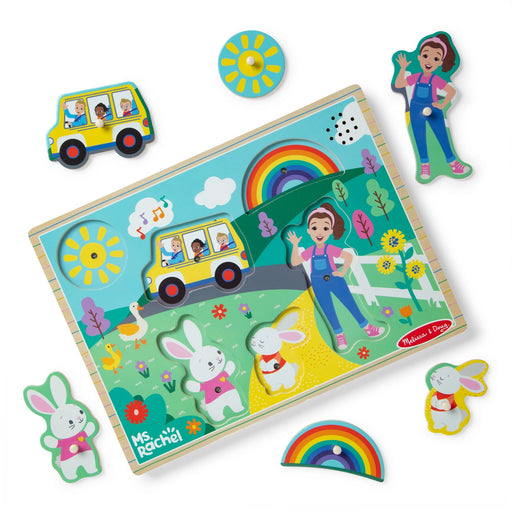 Melissa & Doug - Ms. Rachel Sound Puzzle - FSC certified Mother & Baby