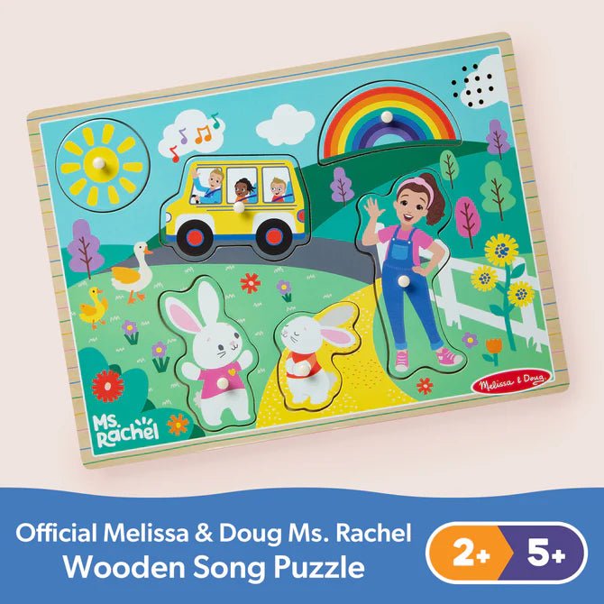Melissa & Doug - Ms. Rachel Sound Puzzle - FSC certified Mother & Baby