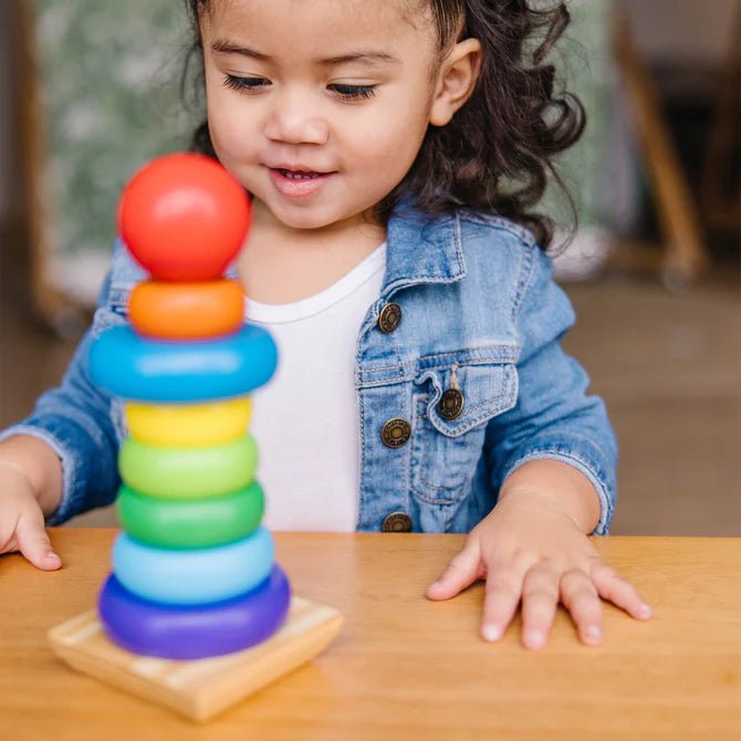Melissa & Doug - Rainbow Stacker Toys & Games