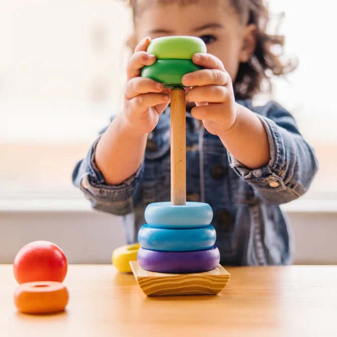 Melissa & Doug - Rainbow Stacker Toys & Games