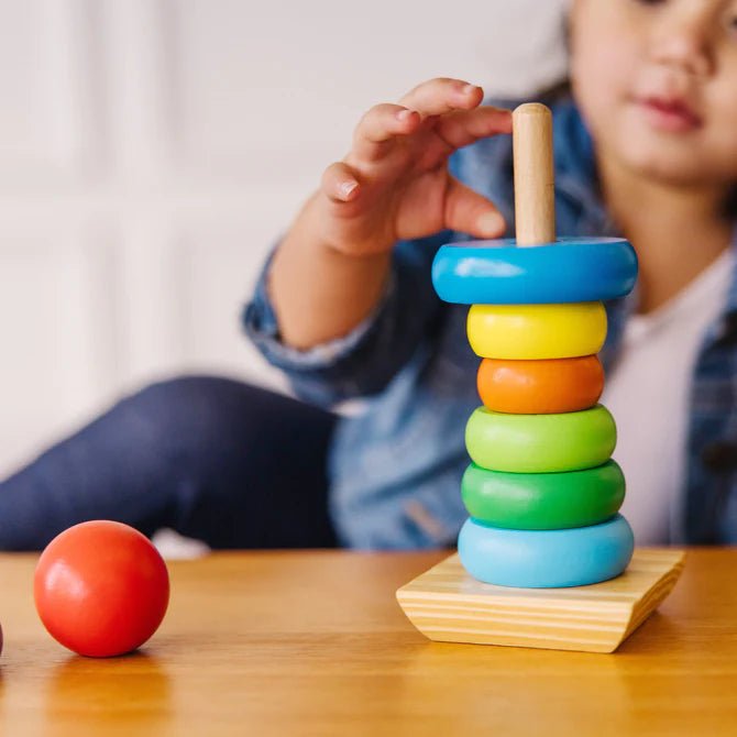 Melissa & Doug - Rainbow Stacker Toys & Games