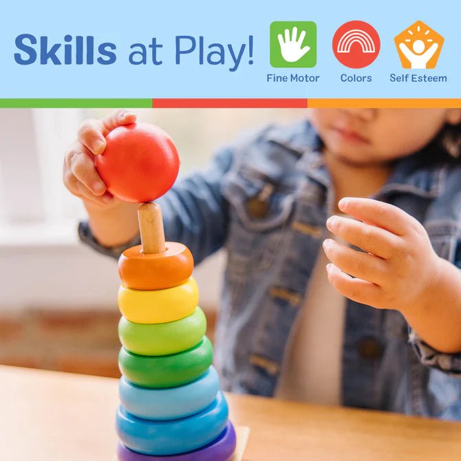 Melissa & Doug - Rainbow Stacker Toys & Games