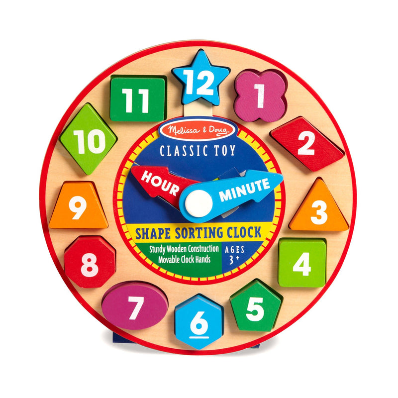 Melissa & Doug - Shape Sorting Clock Mother & Baby