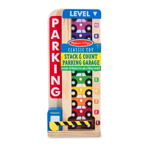 Melissa & Doug - Stack N Count Park Garage Toys & Games