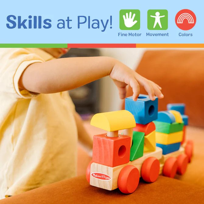 Melissa & Doug - Stacking Train Toddler Toy Toys & Games