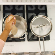 Melissa & Doug - Stainless Steel Pots & Pans Play Set Toys & Games
