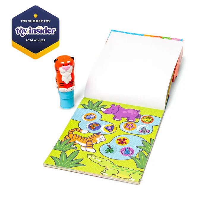 Melissa & Doug - Sticker WOW!™ Activity Pad & Sticker Stamper - Tiger Toys & Games