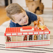 Melissa & Doug - Take - Along Show - Horse Stable Toys & Games