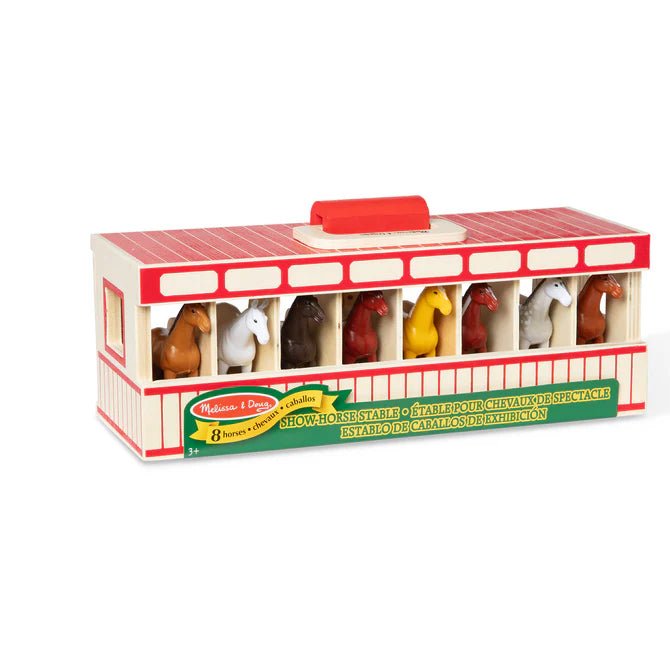 Melissa & Doug - Take - Along Show - Horse Stable Toys & Games