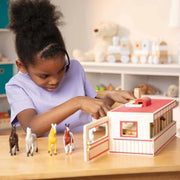 Melissa & Doug - Take - Along Show - Horse Stable Toys & Games