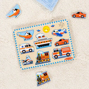 Melissa & Doug - Vehicles Sound Puzzle - 8 Pieces Toys & Games