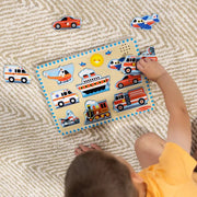 Melissa & Doug - Vehicles Sound Puzzle - 8 Pieces Toys & Games