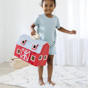 Melissa & Doug - Wooden Fold & Go Barn Toys & Games