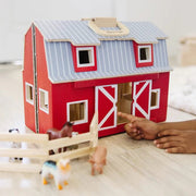 Melissa & Doug - Wooden Fold & Go Barn Toys & Games