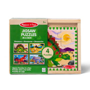 Melissa & Doug - Wooden Jigsaw Puzzles in a Box - Dinosaurs Toys & Games