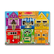Melissa & Doug - Wooden Latches Board Toys & Games