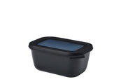 Mepal - Cirqula Multi - Bowl Rectangular 750 Ml / 25 Oz Home & Kitchen Nordic Black