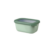 Mepal - Cirqula Multi - Bowl Rectangular 750 Ml / 25 Oz Home & Kitchen Nordic Jade/Sage