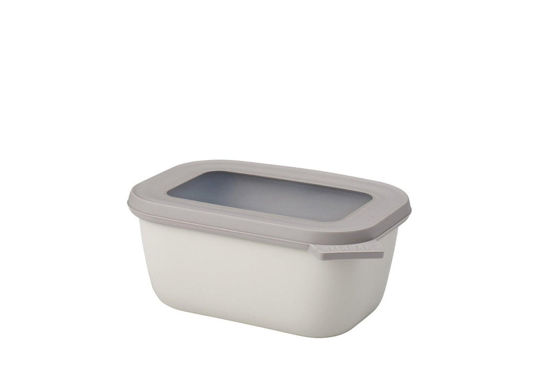 Mepal - Cirqula Multi - Bowl Rectangular 750 Ml / 25 Oz Home & Kitchen Nordic White