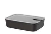 Mepal EasyClip 2.0 Food Storage Container, 2250 mL - Nordic Black - product view