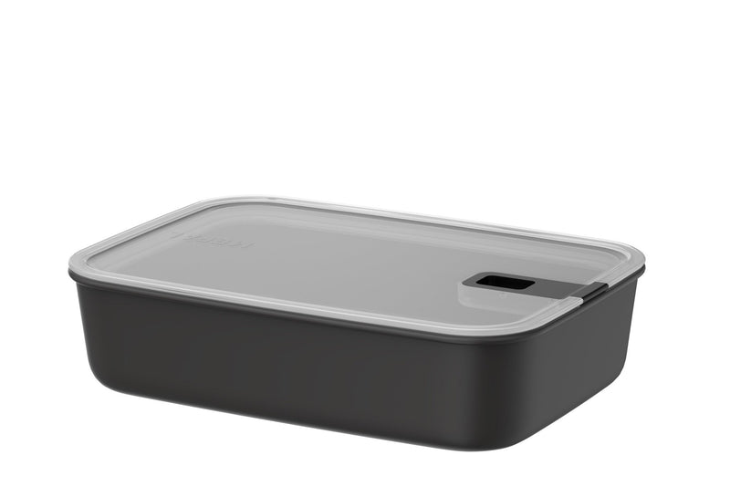 MEPAL - EASYCLIP 2.0 Rect Box 2250ml - 76oz Nordic - Black Home & Kitchen