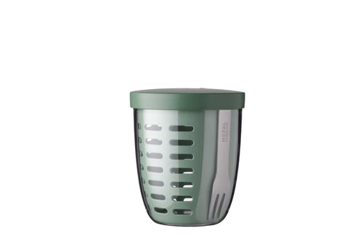 Mepal - Ellipse Fruit & Veggie Pot For Fresh Storage Home & Kitchen Nordic Sage