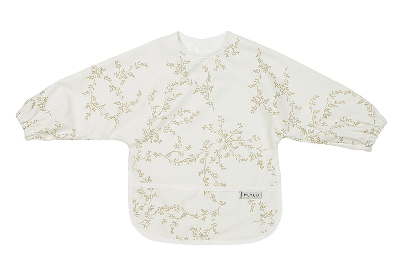 Meyco Baby - Bib with sleeves Branches Sand Mother & Baby Branches sand