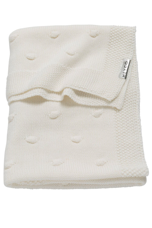 Meyco Baby - Knots crib bed blanket offwhite 75x100cm Mother & Baby offwhite