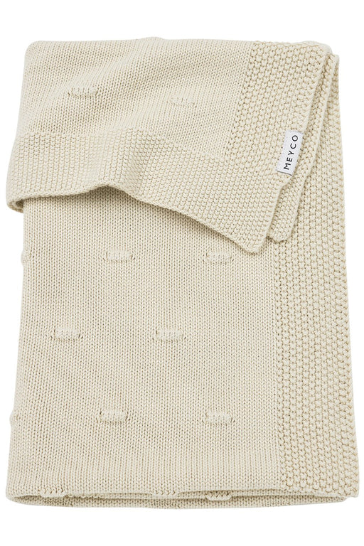 Meyco Baby - Knots crib bed blanket soft sand 75x100cm Mother & Baby soft sand