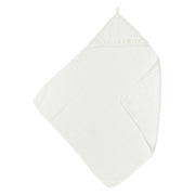 Meyco Baby Ruffle Hooded Bath Towel – Offwhite – product view