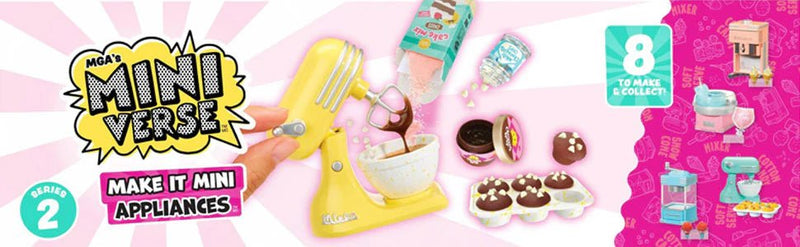 MGA Games - MGA'S MINIVERSE - MAKE IT MINI APPLIANCES SERIES 2 IN PDQ Games & Toys