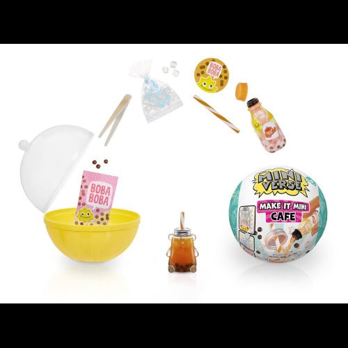 MGA Games - MGA'S MINIVERSE - MAKE IT MINI FOODS: CAFE IN PDQ SERIES 4 Games & Toys