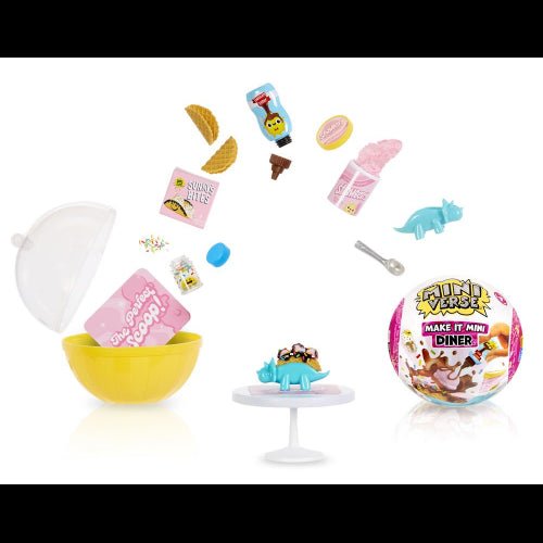 MGA Games - Miniverse - Make IT Mini Foods - Diner in Series 4 Toys & Games