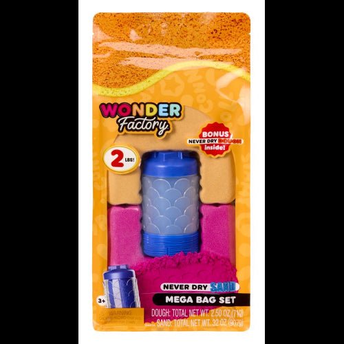 MGA Games - Wonder Factory - Never DRY Sand BAG With Never DRY Dough Assortment IN Toys & Games