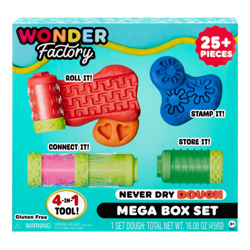 MGA - Wonder Factory - Never DRY Dough Mega BOX Set Toys & Games