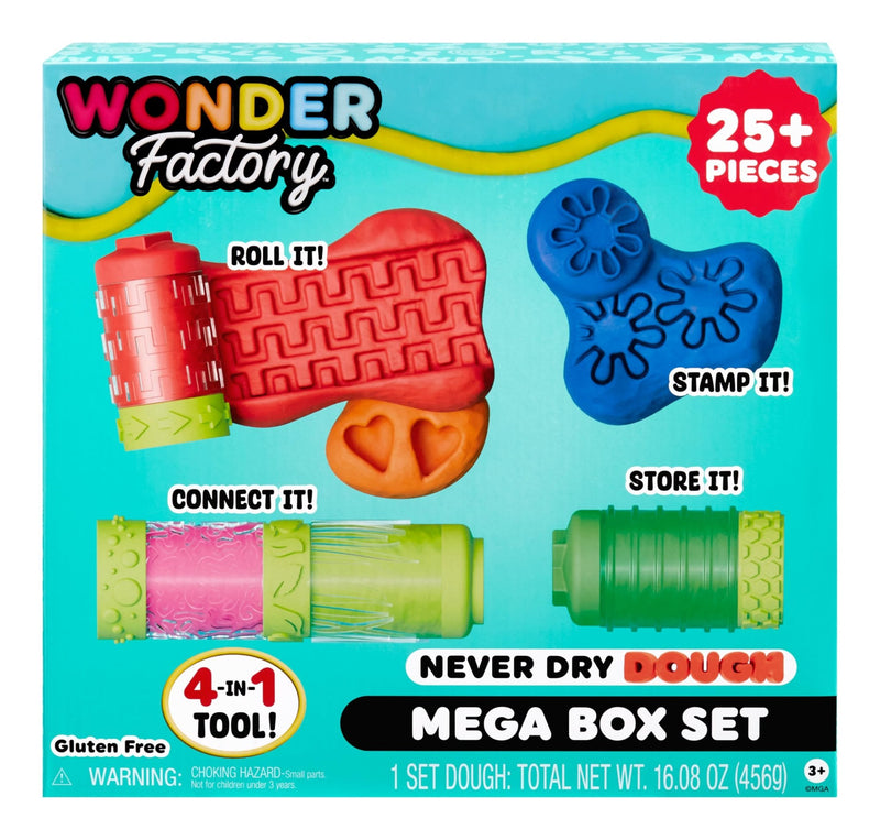 MGA - Wonder Factory - Never DRY Dough Mega BOX Set Toys & Games