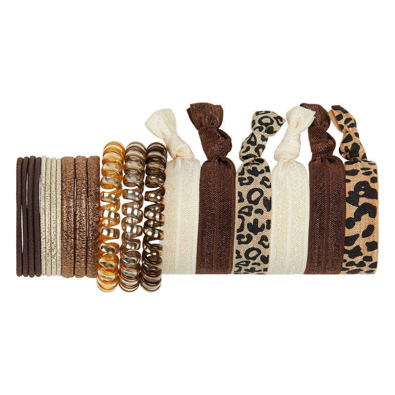 Mimi & Lula - 24 x leopard assorted pony pack Apparel & Accessories
