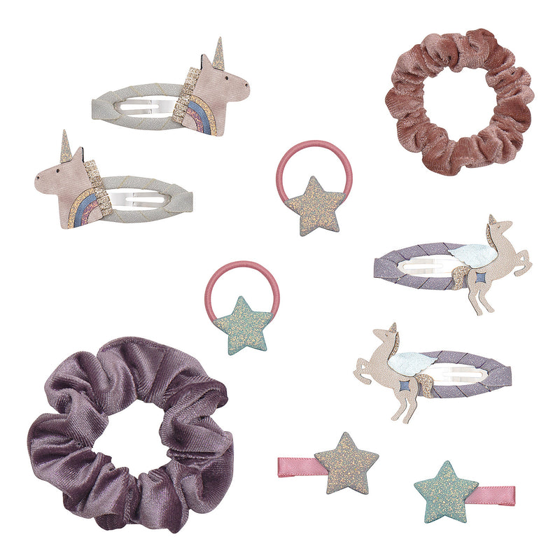 Mimi & Lula Unicorn Sparkle Pouch - detail or styling view; other accessories shown are not included