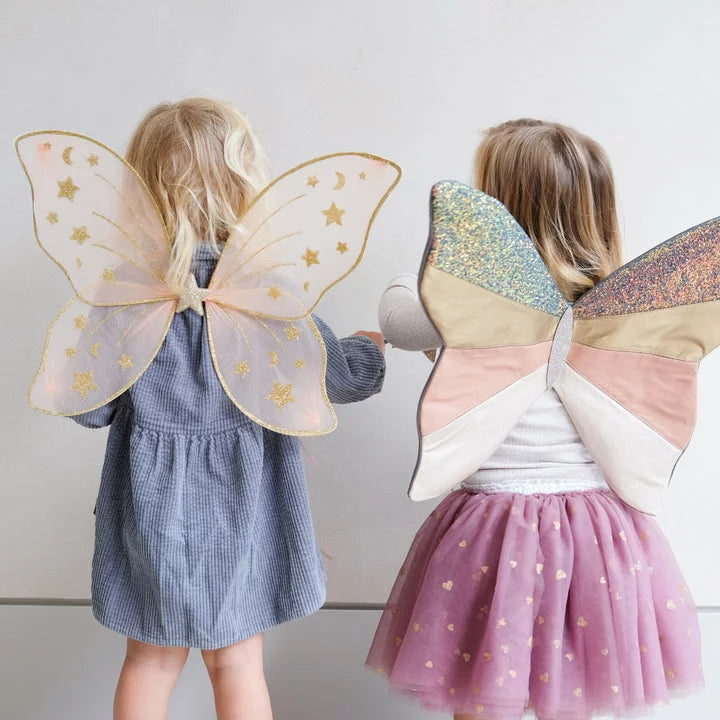 Mimi & Lula Super Starry Night Wings Pink - detail or styling view; other accessories shown are not included