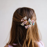 Mimi & Lula Sparkle Bow Mini Clic Clacs Hair Clips (5-Pack) - detail or styling view; other accessories shown are not included