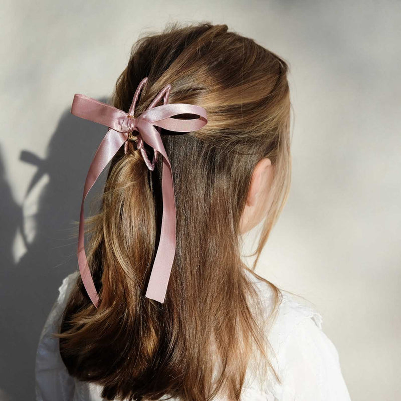 Mimi & Lula Ribbon Wrapped Claw Clip - detail or styling view; other accessories shown are not included