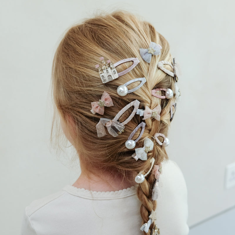 Mimi & Lula Princess Castle Clips (8-Pack) - detail or styling view; other accessories shown are not included