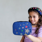 Mimi & Lula Night Sky Velvet Bag - detail or styling view; other accessories shown are not included