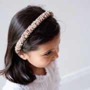 Mimi & Lula Leopard Scrunchie Headband - detail or styling view; other accessories shown are not included